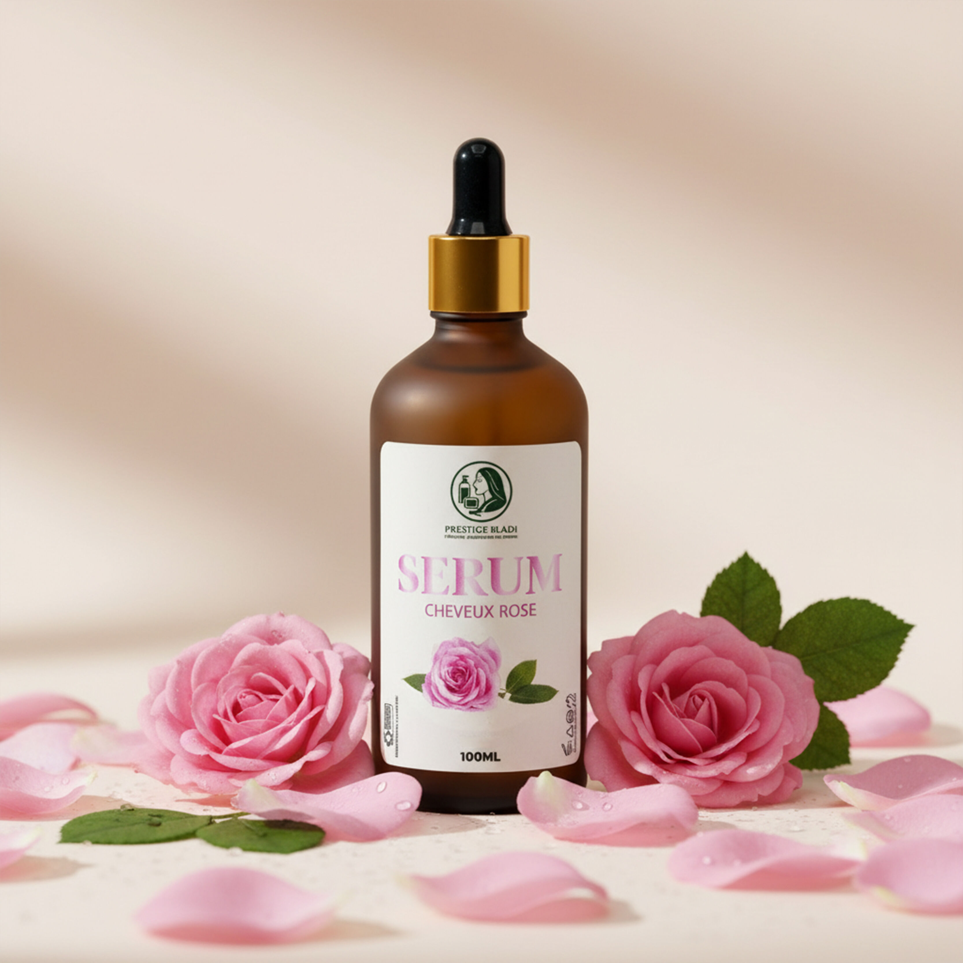 Sérum Cheveux À La Rose – Brillance & Douceur