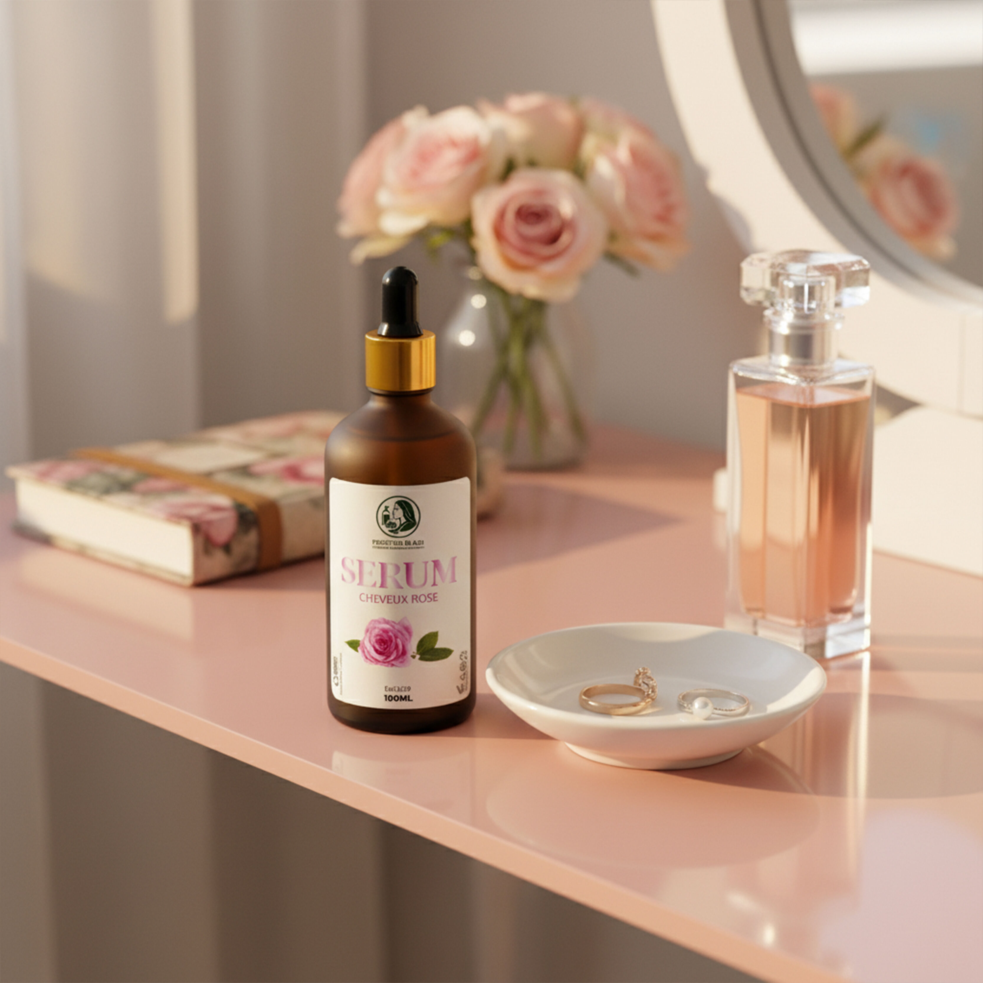 Sérum Cheveux À La Rose – Brillance & Douceur thumbnail 4