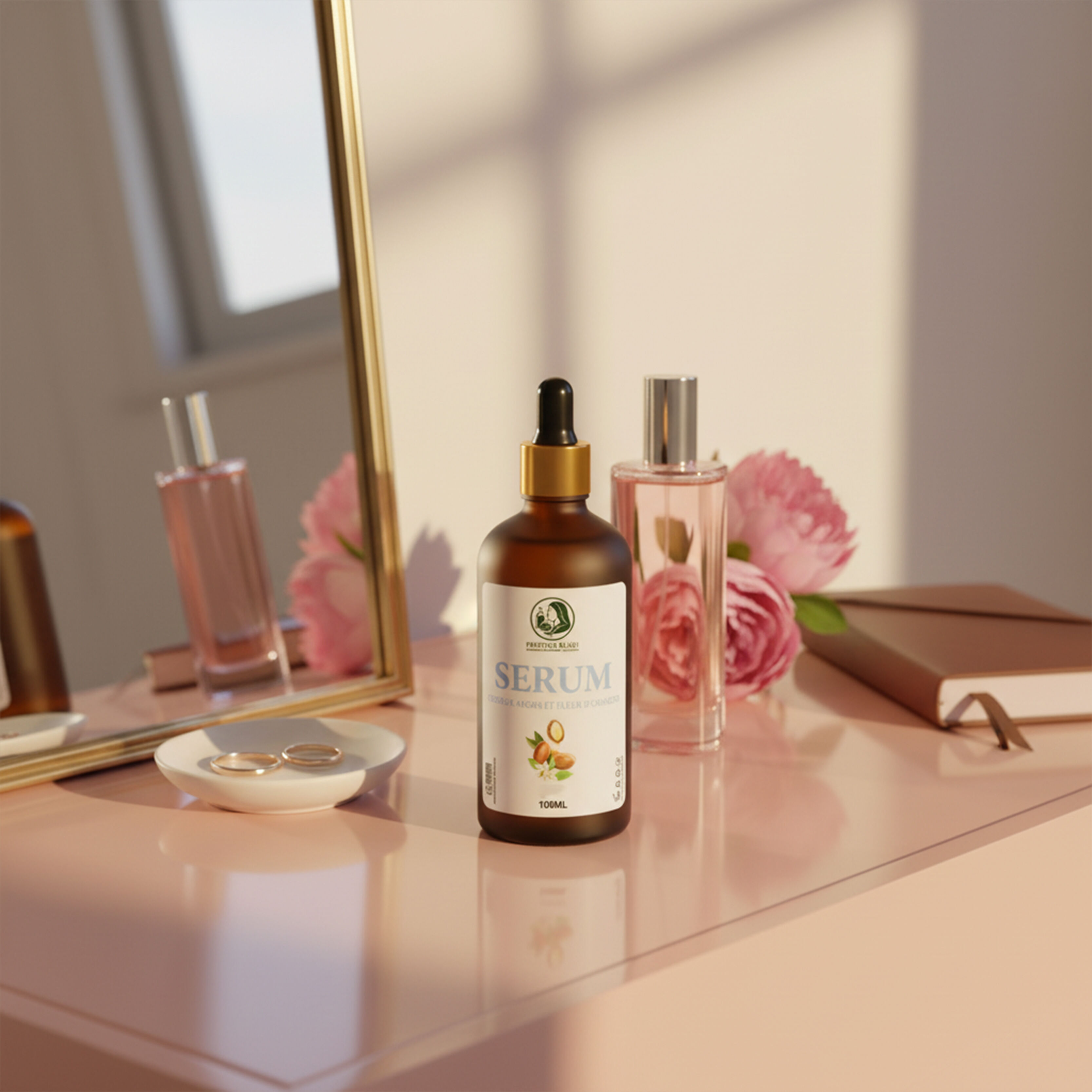 Sérum Cheveux Argan & Fleur D’oranger – Nutrition & Brillance