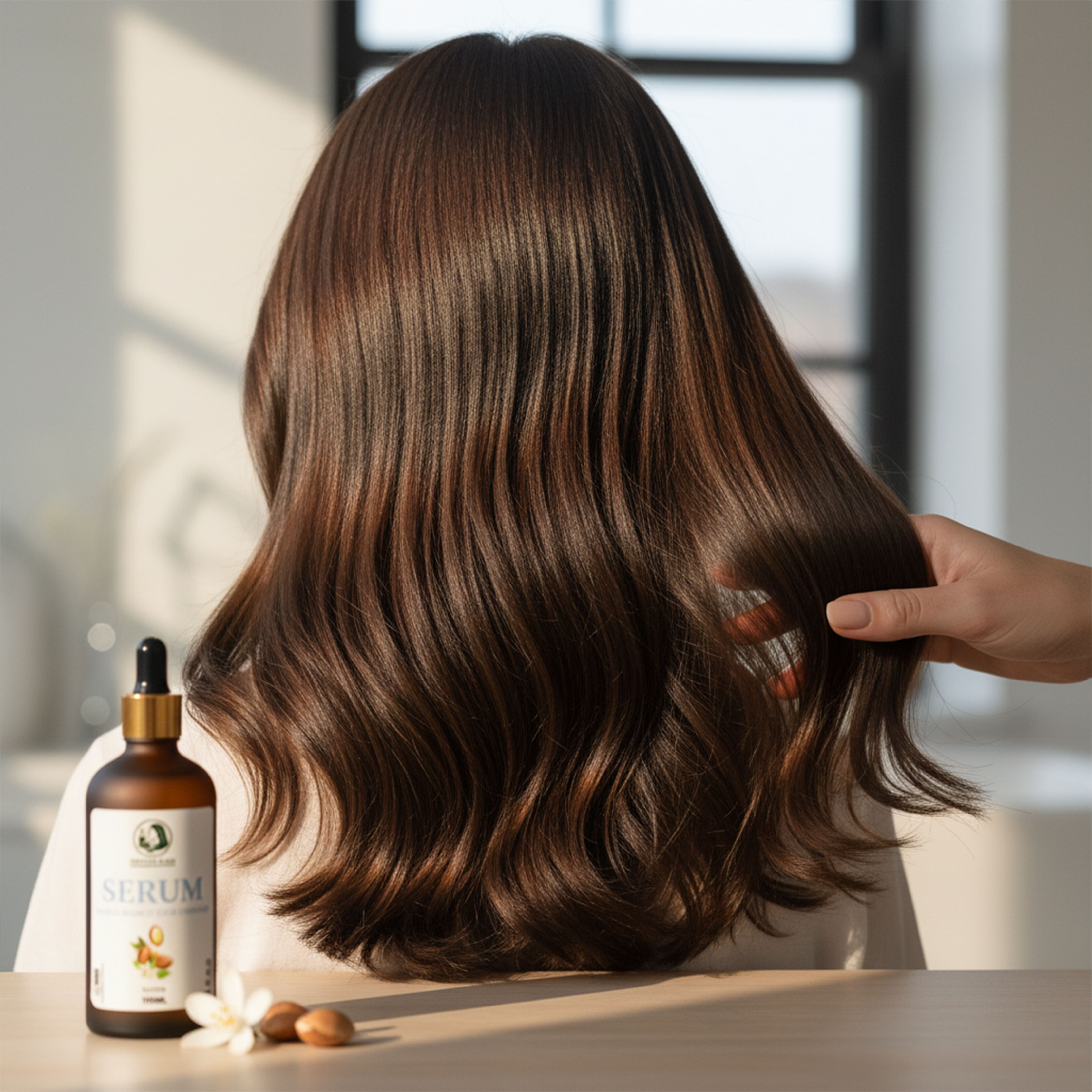 Sérum Cheveux Argan & Fleur D’oranger – Nutrition & Brillance thumbnail 4