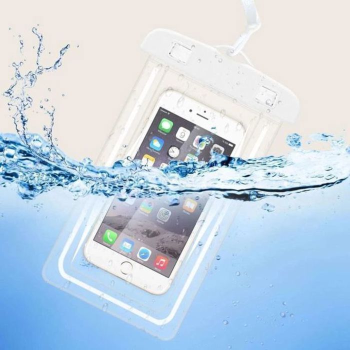 Pochette Imperméable - Protection Smartphone - Blanc