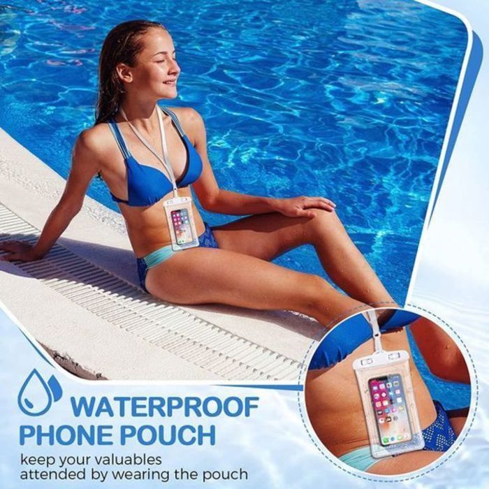 Pochette Imperméable - Protection Smartphone - Blanc thumbnail 3