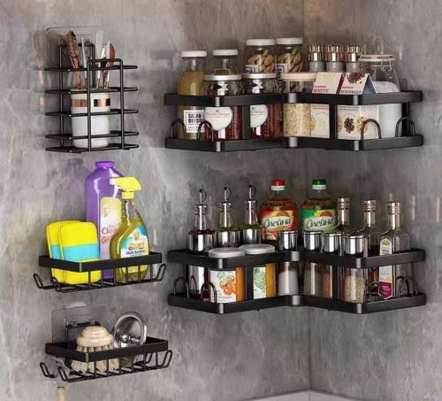 Étagères Murales De Cuisine En Métal