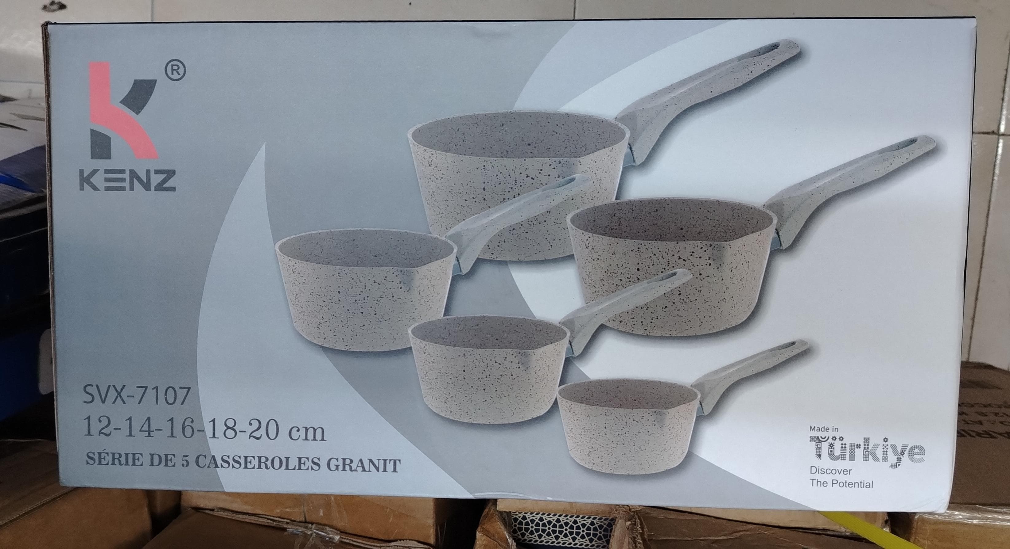 Série De 5 Casseroles En Granit