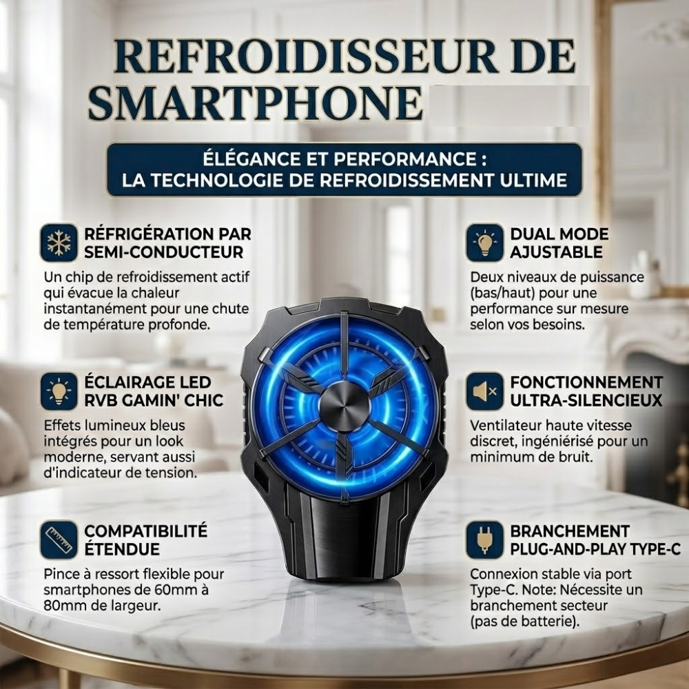 Refroidisseur Téléphone - Clip Universel thumbnail 6