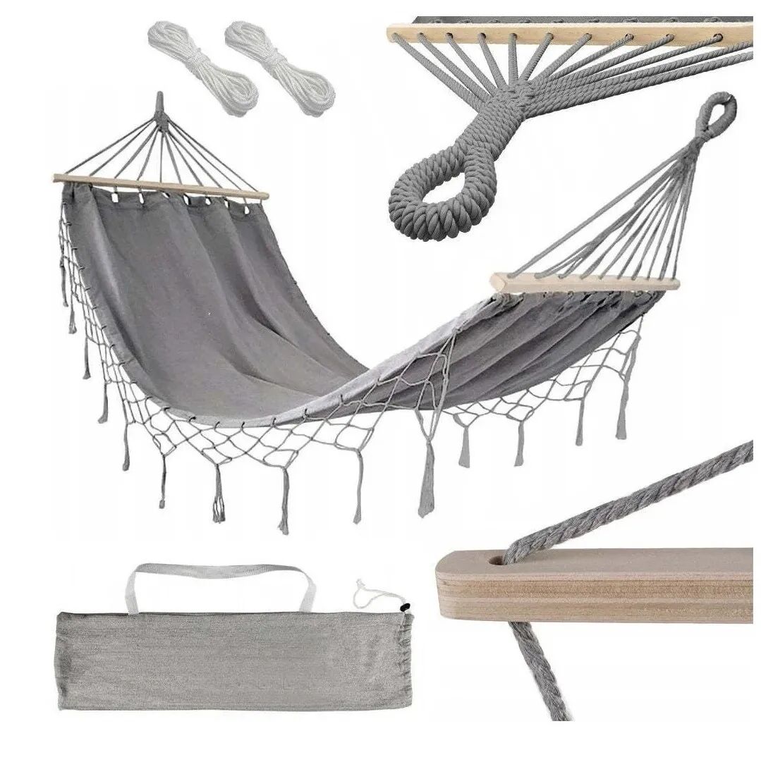 Hamac Ultraléger Pliant Pour Jardin Et Plage Et Camping, Confort Et Portabilité thumbnail 3