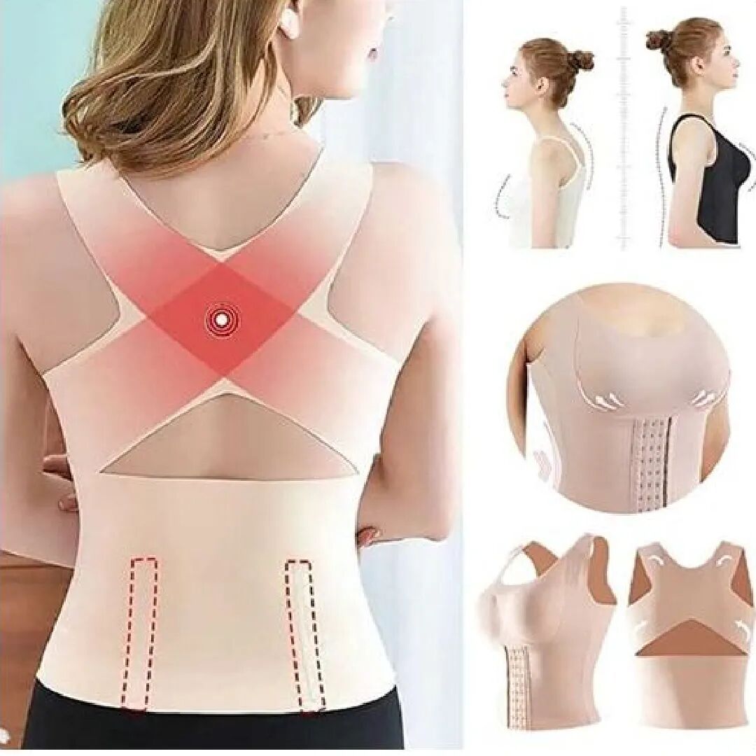 Corset De Taille Réglable Avec Boutons Façonnant Le Corps thumbnail 4