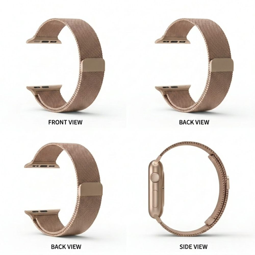 Bracelet Milanais Compatible Avec Apple Watch 42-44-45-46-49/mm thumbnail 5