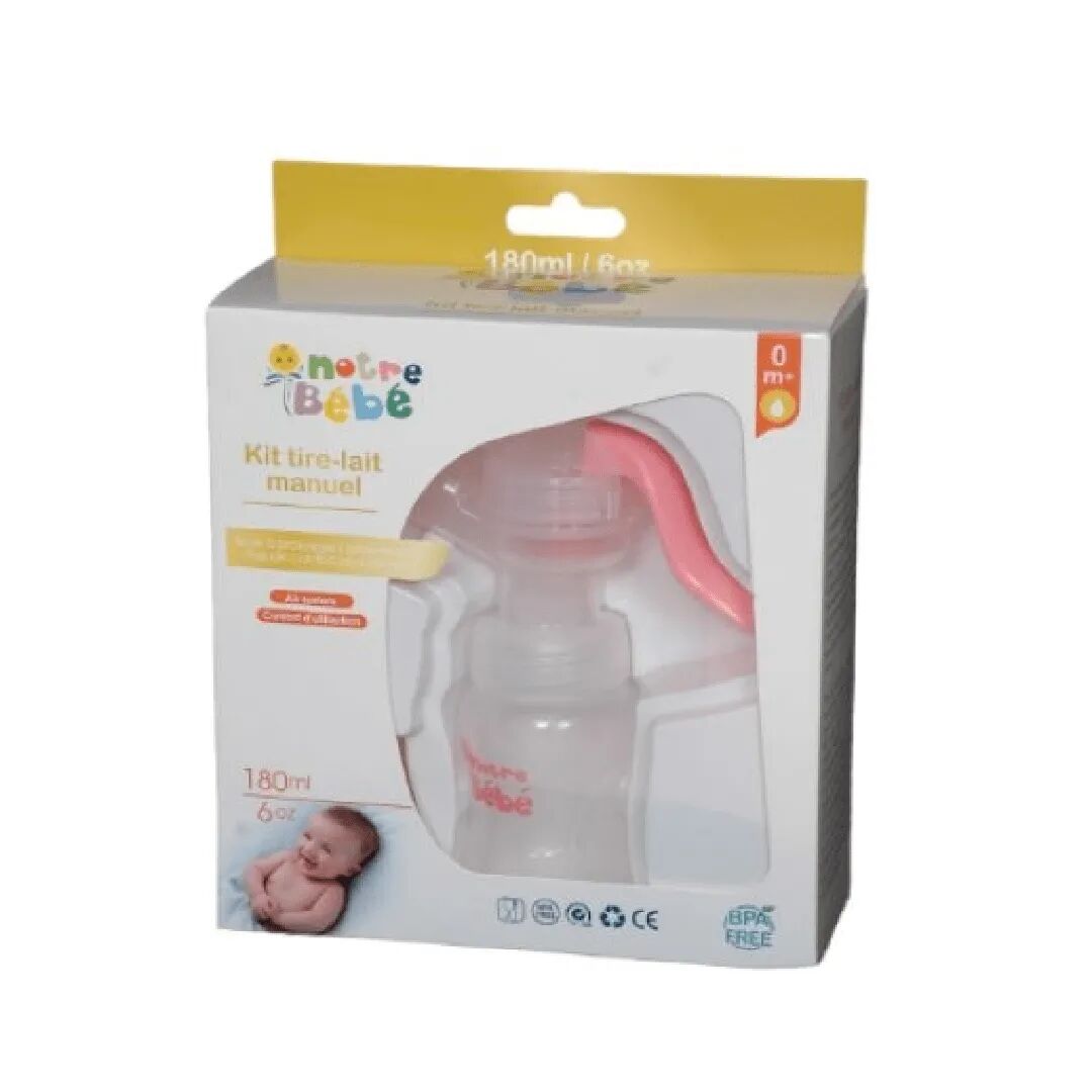 Tire-lait À Aspiration Avec Biberon – Post-partum, Couleur Aléatoire