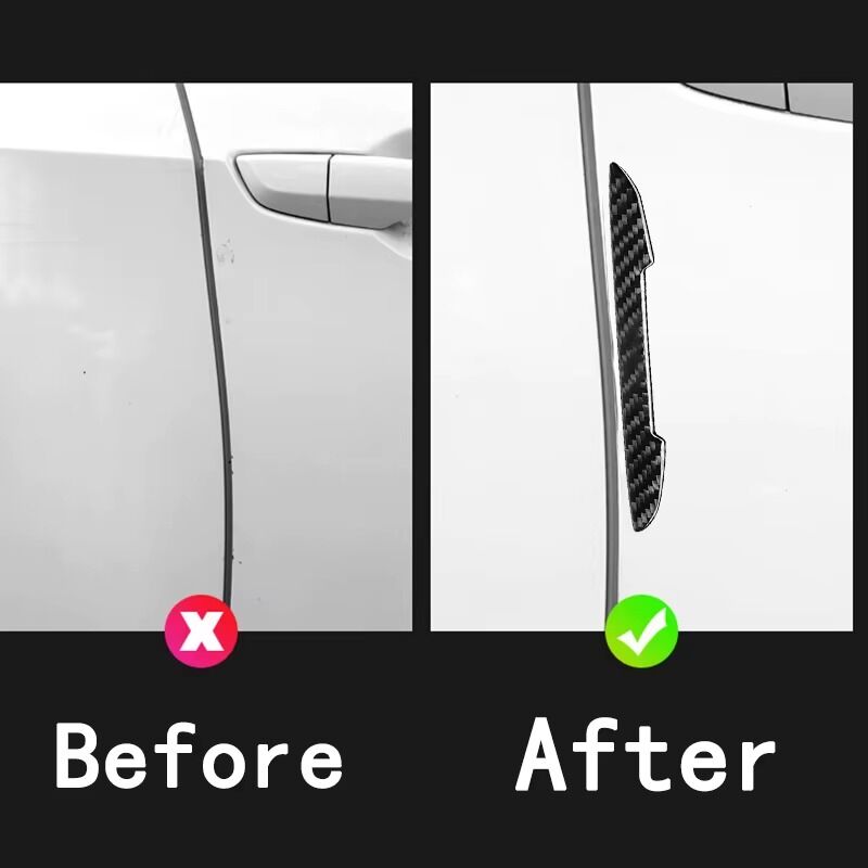 Autocollants Invisibles De Protection Contre Les Rayures Pour Poignée De Porte De Voiture,rétroviseur En Silicone, Accessoires De Bande De Protection Anti-collision thumbnail 4