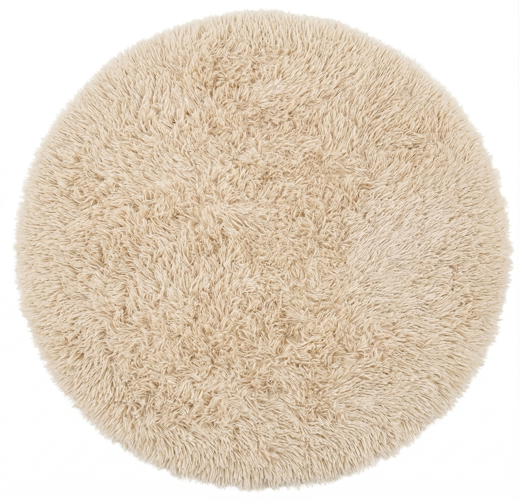 Tapis Rond À Poils Longs thumbnail 2