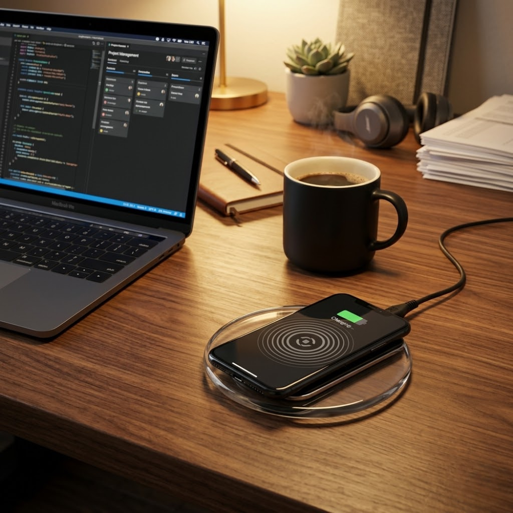Chargeur Sans Fil Universel – Compact, Rapide Et Pratique thumbnail 3