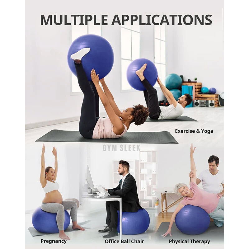 Ballon De Yoga Et Fitness Anti-explosion, Antidérapant  thumbnail 4