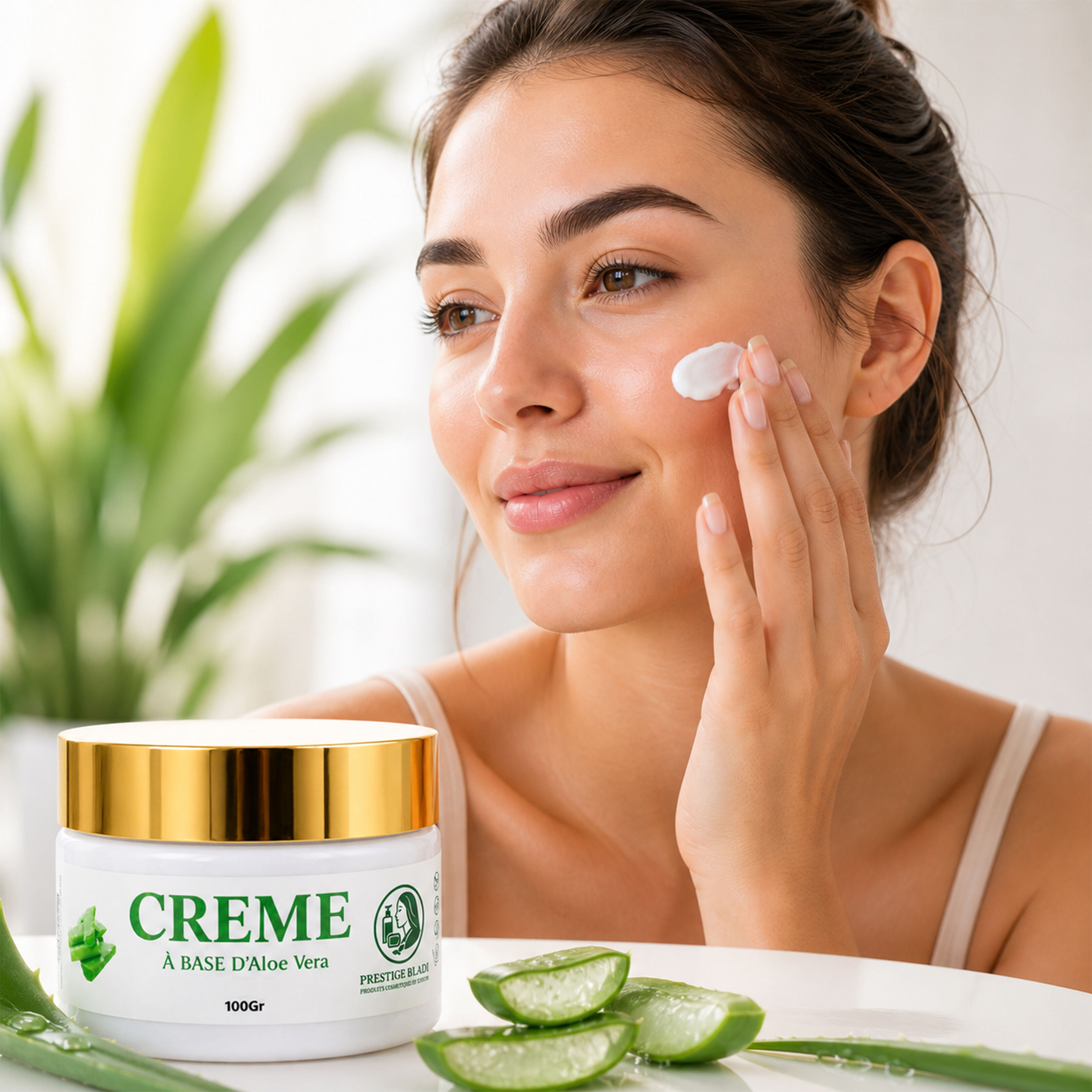 Crème Aloe Vera Hydratante – Apaisement & Fraîcheur Peau thumbnail 3