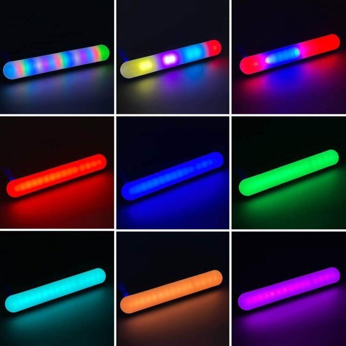 Bâton Lumineux Led Rgb Avec Support Et Clip Magnétique Rechargeable thumbnail 6