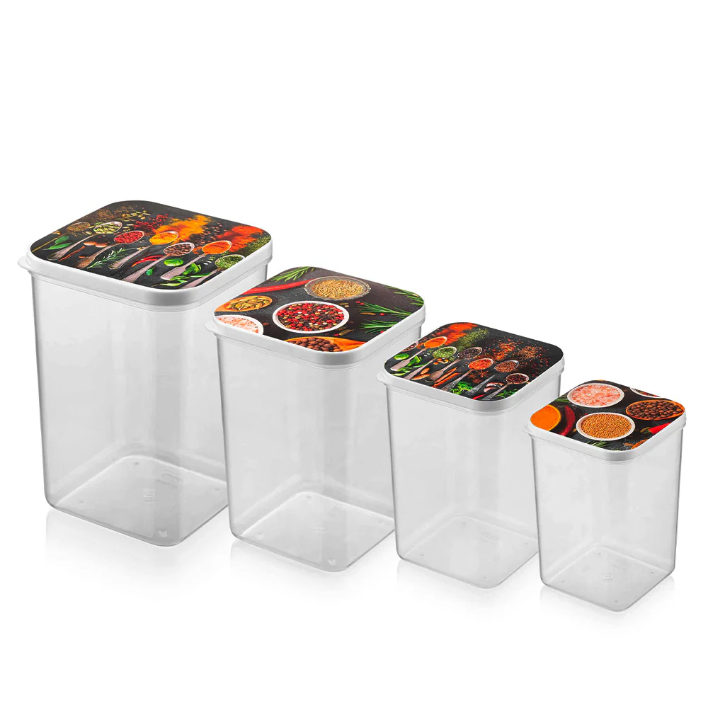 Boîtes De Rangement Alimentaires Transparentes Et Hermétiques Pour Cuisine Et Réfrigérateur (colleur Désigne Aléatoire) thumbnail 4