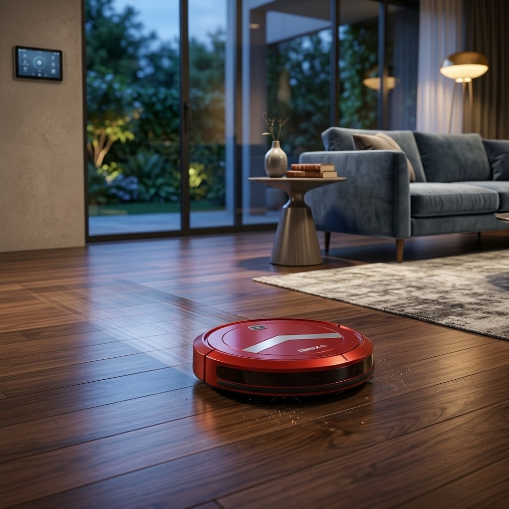 Robot Aspirateur Intelligent Oximei – Ultra-fin & Silencieux – Couleur Aleatoire thumbnail 4