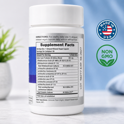 Colon Care Probiotic 80 Billion Cfu – 12 Souches Probiotiques – 60 Gélules Vegan