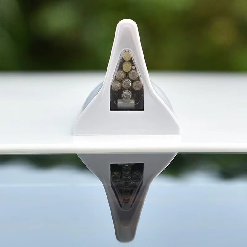Feu Led Solaire Anti-collision Voiture – Aileron Requin Universel Décoratif thumbnail 8