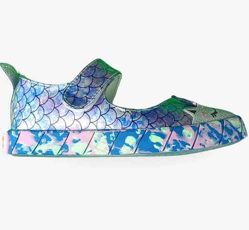 Mermaid Girl Ballerines Fille Sneakers – Holographique