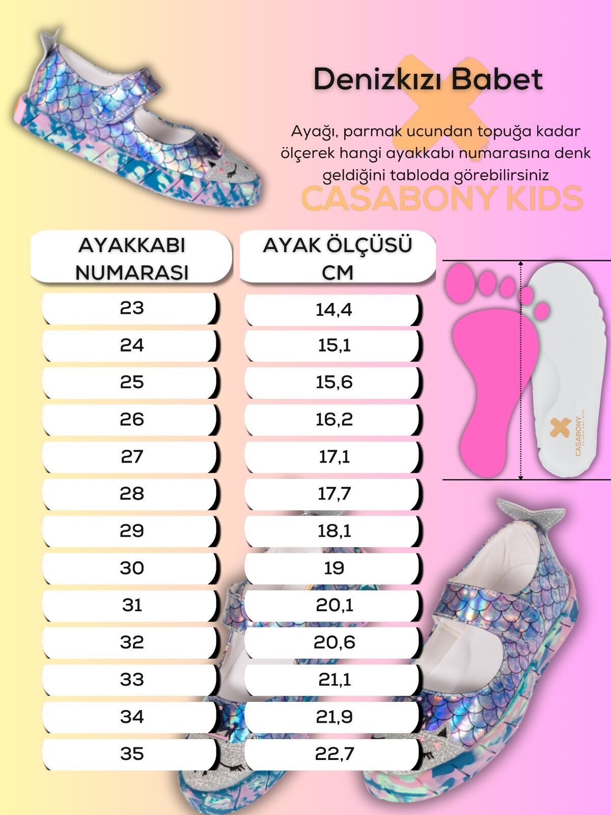 Mermaid Girl Ballerines Fille Sneakers – Holographique thumbnail 4