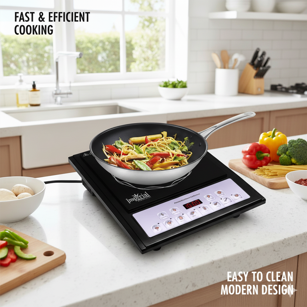 Réchaud Électrique Simple Pour Cuisson Rapide thumbnail 2