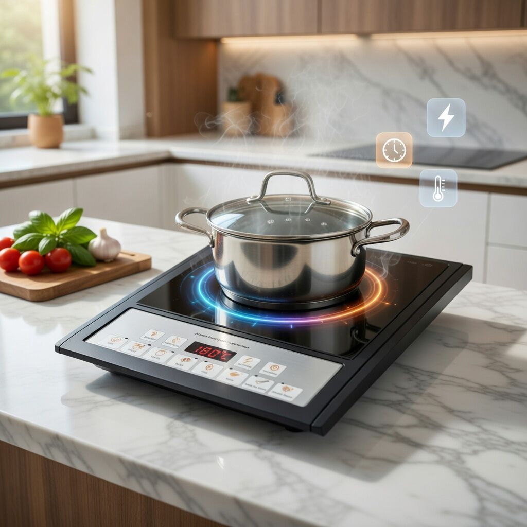 Réchaud Électrique Simple Pour Cuisson Rapide thumbnail 4