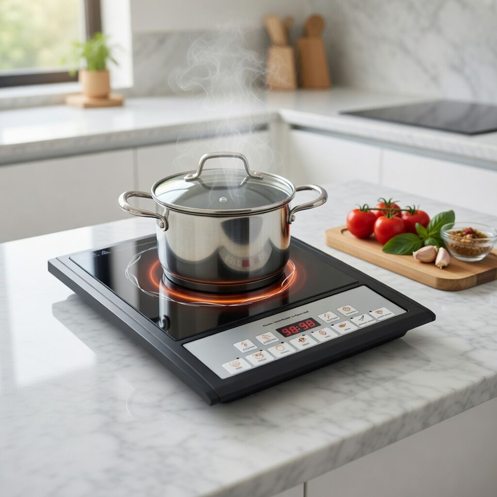 Réchaud Électrique Simple Pour Cuisson Rapide thumbnail 5