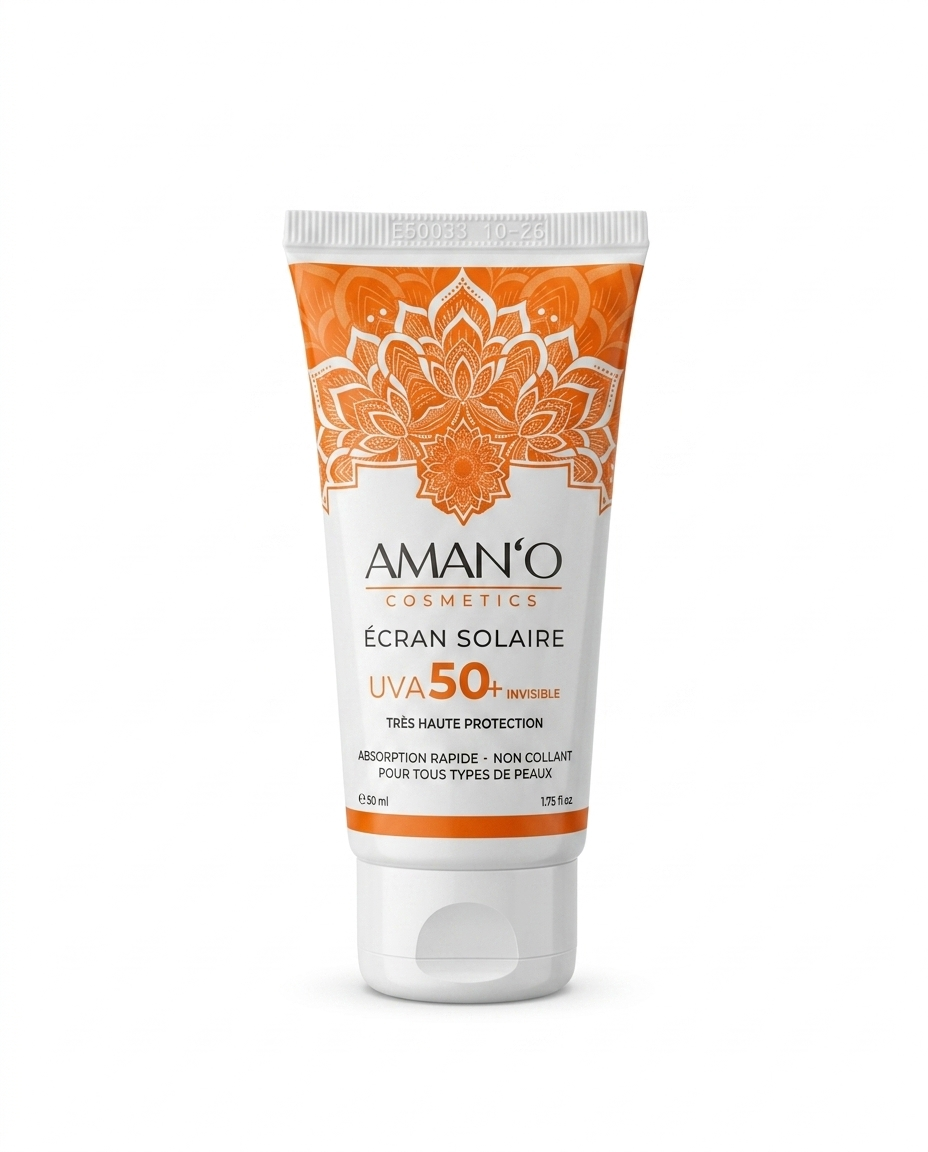Écran Solaire Spf 50+ Uva & Uvb Invisible – Haute Protection Quotidienne