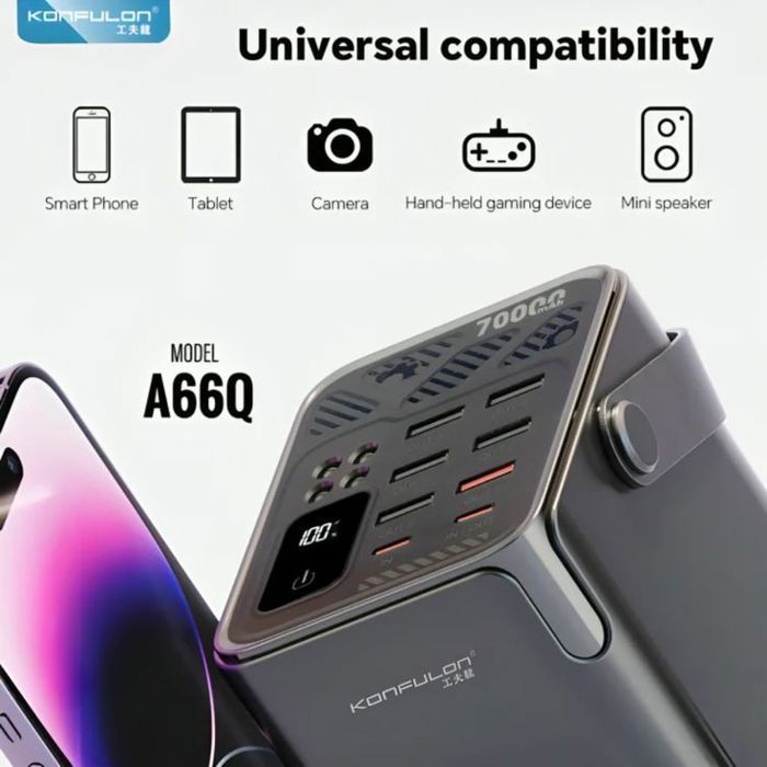 Power Bank A66q 70000- Couleur Aléatoire