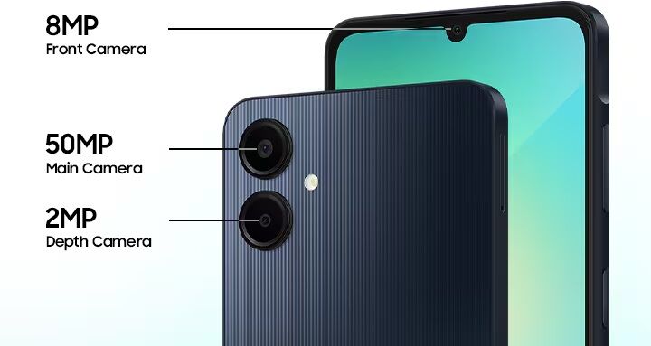 Smartphone Galaxy A06 - 6,7" - Stockage 64 Gb - 4Go Ram 50Mp
