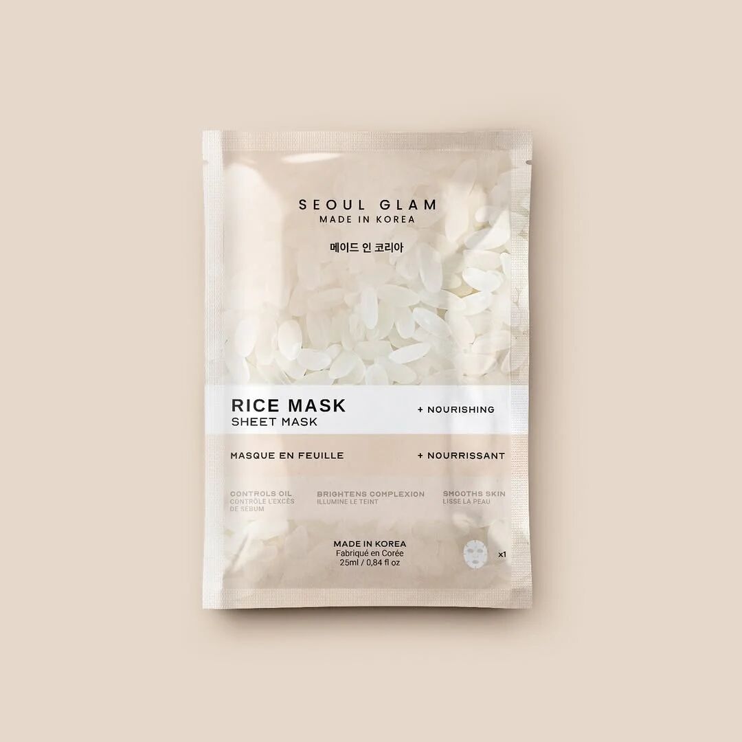 Masque Visage Hydratant En Feuille De Riz