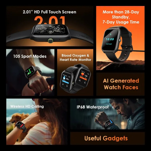 Watch 5 Lite 2.01" Hd Ip68 Smart Watch thumbnail 5