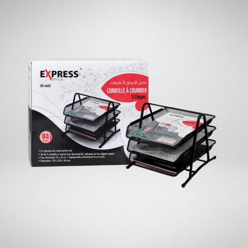 Corbeille A Courrier 3 Etages Express
