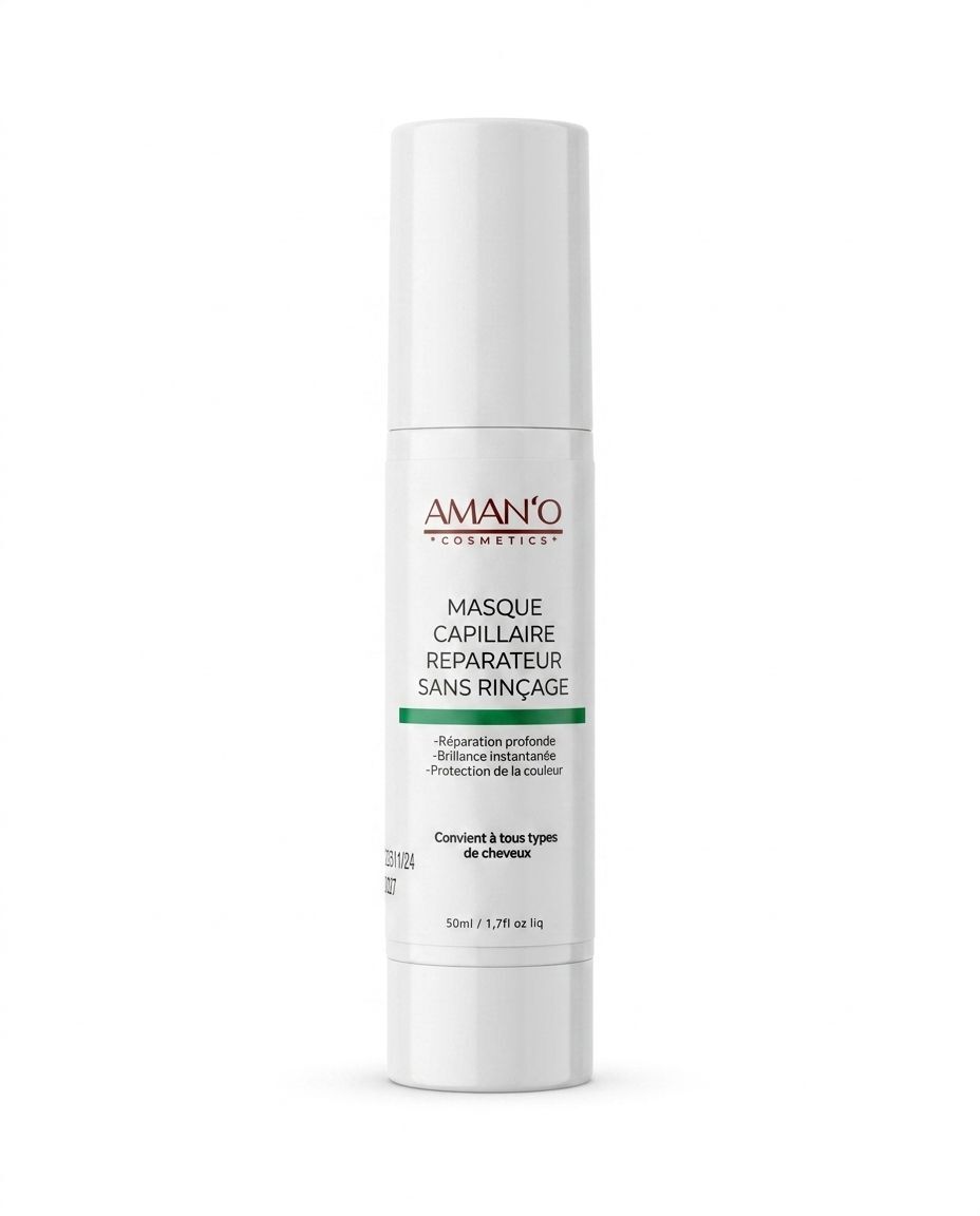 Masque Capillaire Réparateur Sans Rinçage – Réparation & Brillance