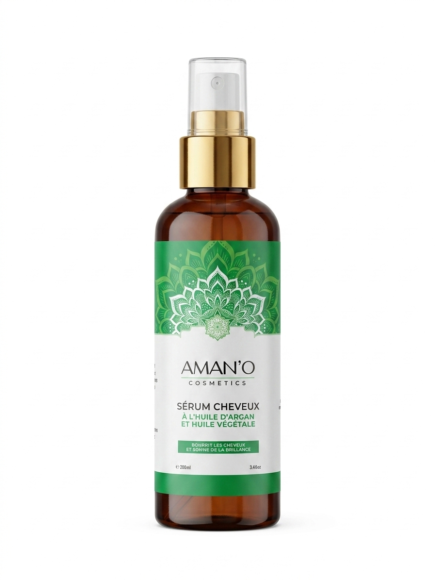 Sérum Brillance Cheveux – Finition Lisse & Éclat Instantané