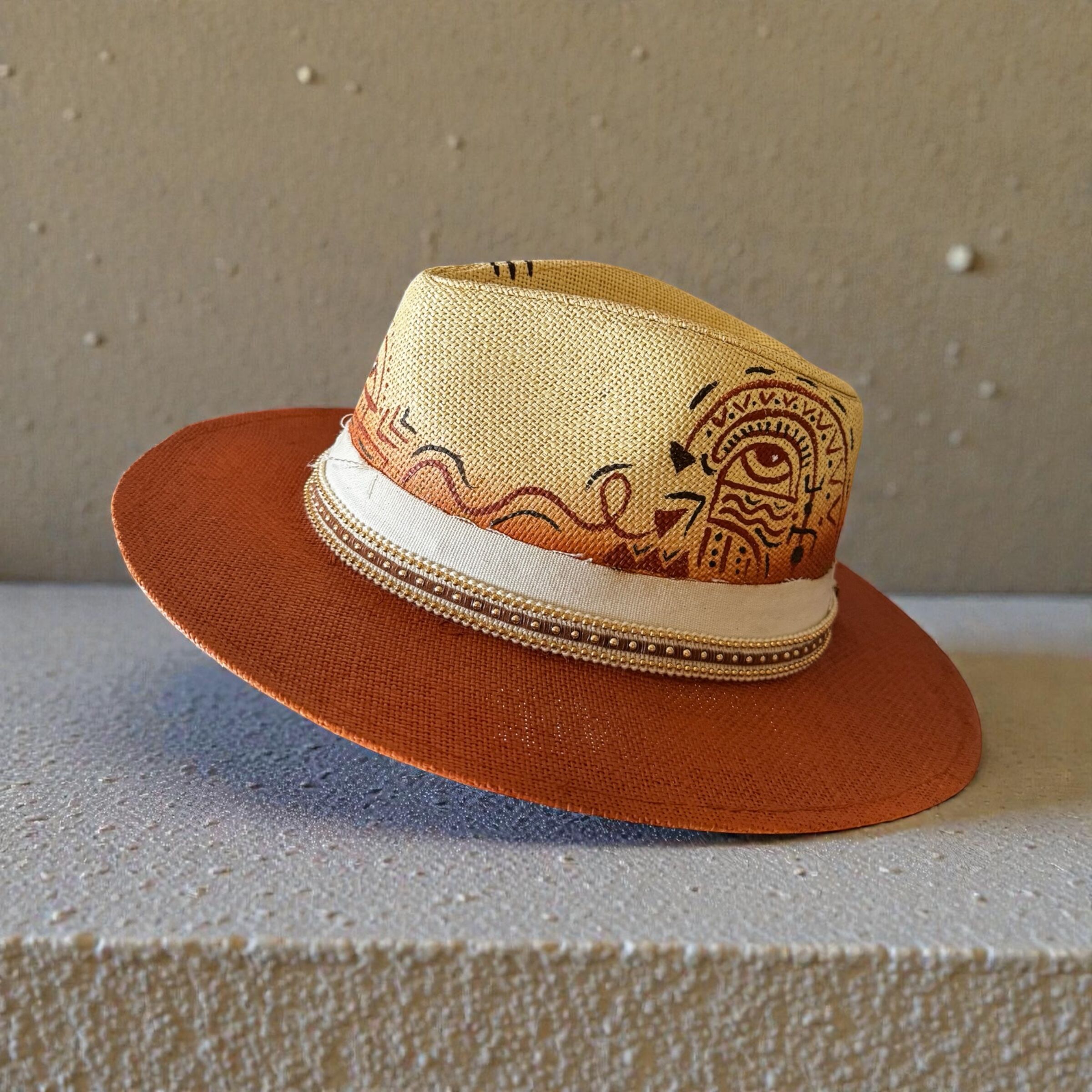 Hand-painted Hat - Nomad Muse