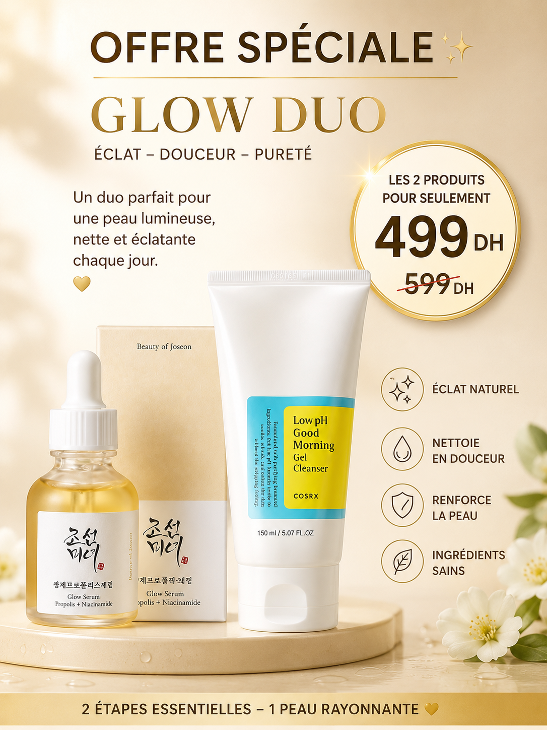 Pack Glow Serum & Cleanser