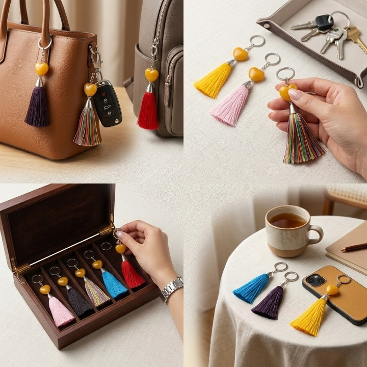 Porte-clés Pratique Et Compact Pour Usage Quotidien (couleur Aléatoire) thumbnail 3