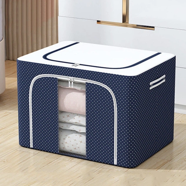 Boîte De Rangement Pliable Grande Capacité Pour Vêtements Et Organisation Maison – Couleur Aléatoire thumbnail 8