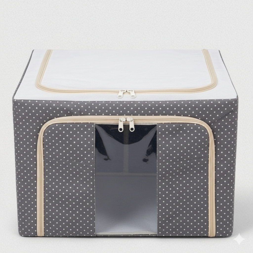 Boîte De Rangement Pliable Grande Capacité Pour Vêtements Et Organisation Maison – Couleur Aléatoire