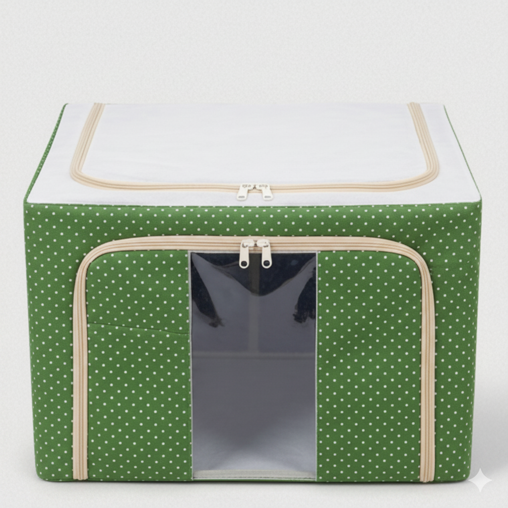 Boîte De Rangement Pliable Grande Capacité Pour Vêtements Et Organisation Maison – Couleur Aléatoire thumbnail 6