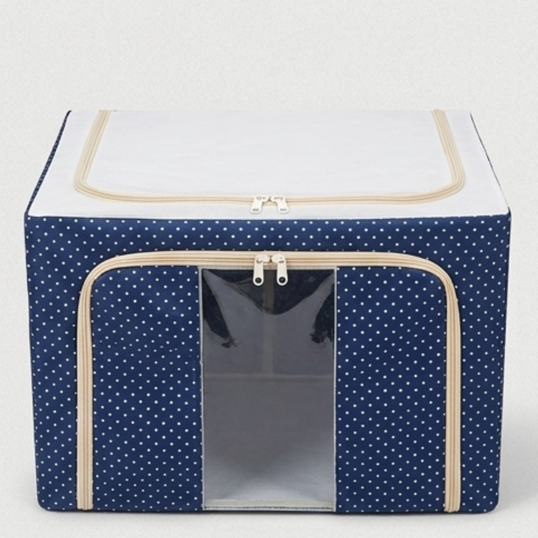 Boîte De Rangement Pliable Grande Capacité Pour Vêtements Et Organisation Maison – Couleur Aléatoire thumbnail 7