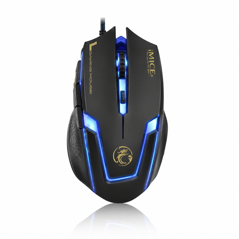 Souris Gaming Filaire Imice A9 -couleur Aléatoire
