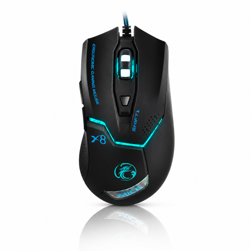 Souris Gamer Filaire Imice X8 -couleur Aléatoire