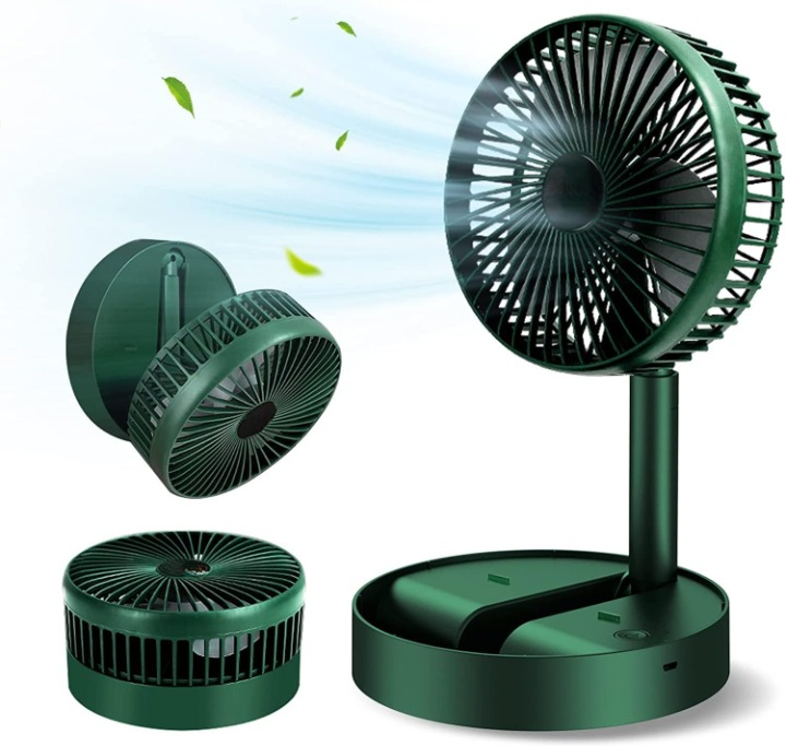 Ventilateur De Bureau Pliable Rechargeable Usb Silencieux Et Portable (couleur Aléatoire) thumbnail 3