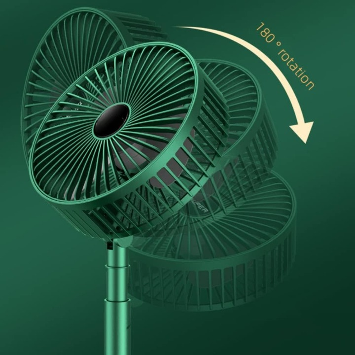 Ventilateur De Bureau Pliable Rechargeable Usb Silencieux Et Portable (couleur Aléatoire) thumbnail 4