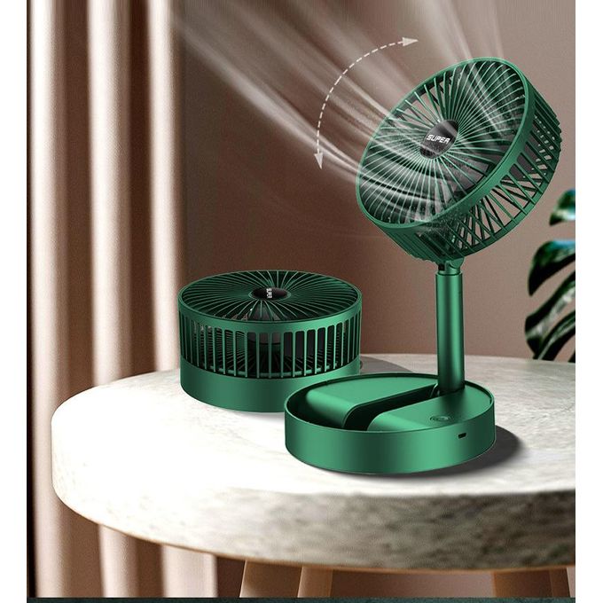 Ventilateur De Bureau Pliable Rechargeable Usb Silencieux Et Portable (couleur Aléatoire) thumbnail 8
