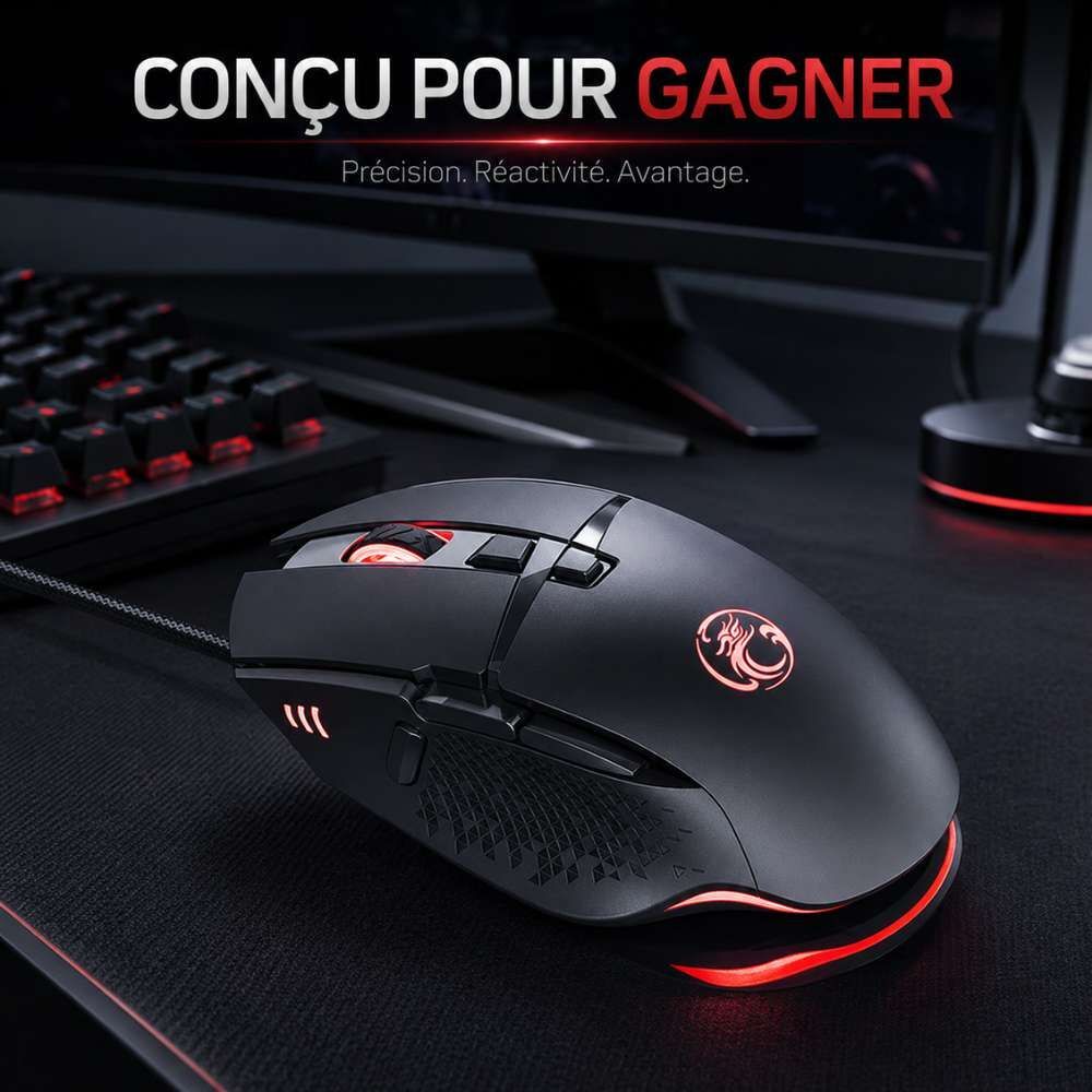 Souris Gamer Filaire T91 thumbnail 3