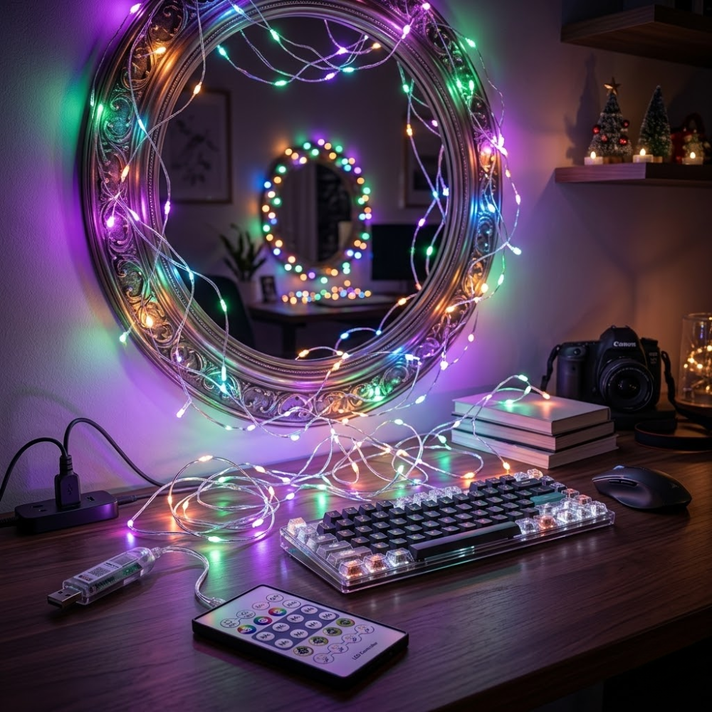 Bande Led Rgb 5m Usb – Contrôle Via Application Mobile